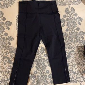 Lululemon fast and free crop II 19” nulux